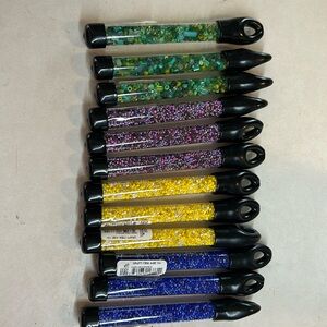 Lot of 12 tubes Czech Glass beads in Tubes